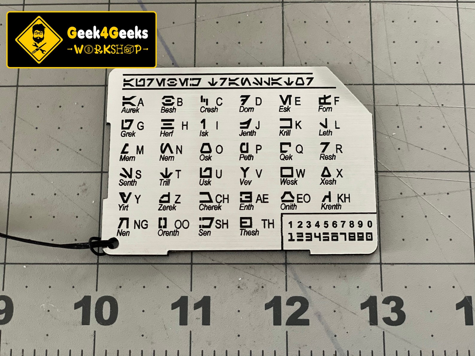 Aurebesh star Wars Language Decoder/translator Card Etsy