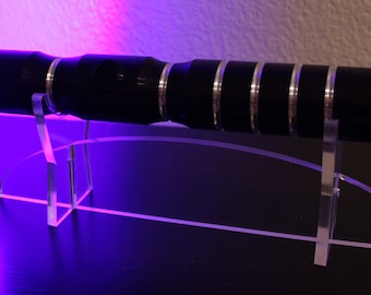Soporte de sable de luz acrílico transparente - Star Wars Pantalla coleccionable - Cosplay