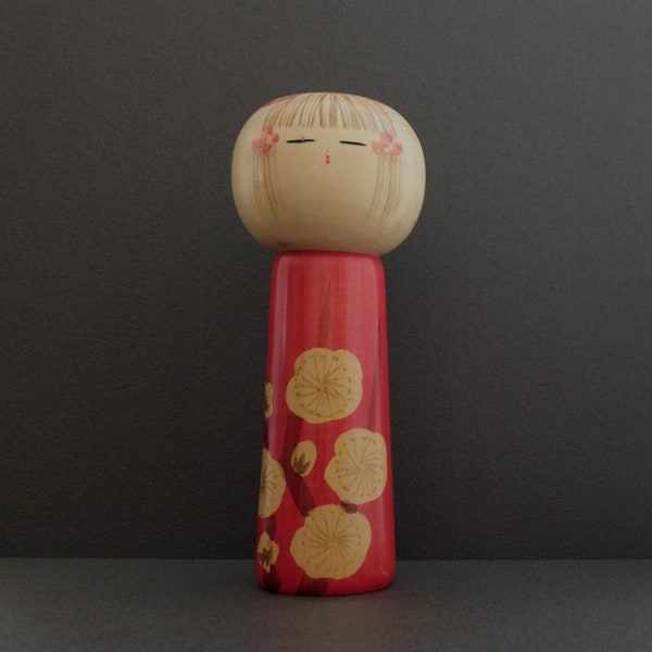 poupée kokeshi japonaise vintage créative par Shiramine 25 cms / 9,8 pouces expédition gratuite et rapide