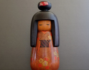 kokeshi doll vintage creative by master Miyakawa Kunio 31 cms / 12,2 inches free and fast shipping