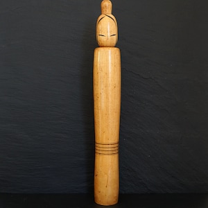 Kokeshi Puppe vintage kreativ nach Meister Shido Shozan 49 cm kostenloser und schneller Versand