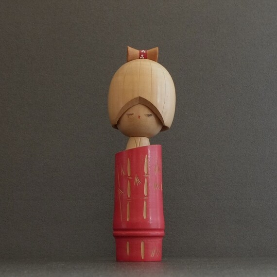 Japanese Kokeshi Doll Vintage Creative By Yamagishi Masayoshi Etsy