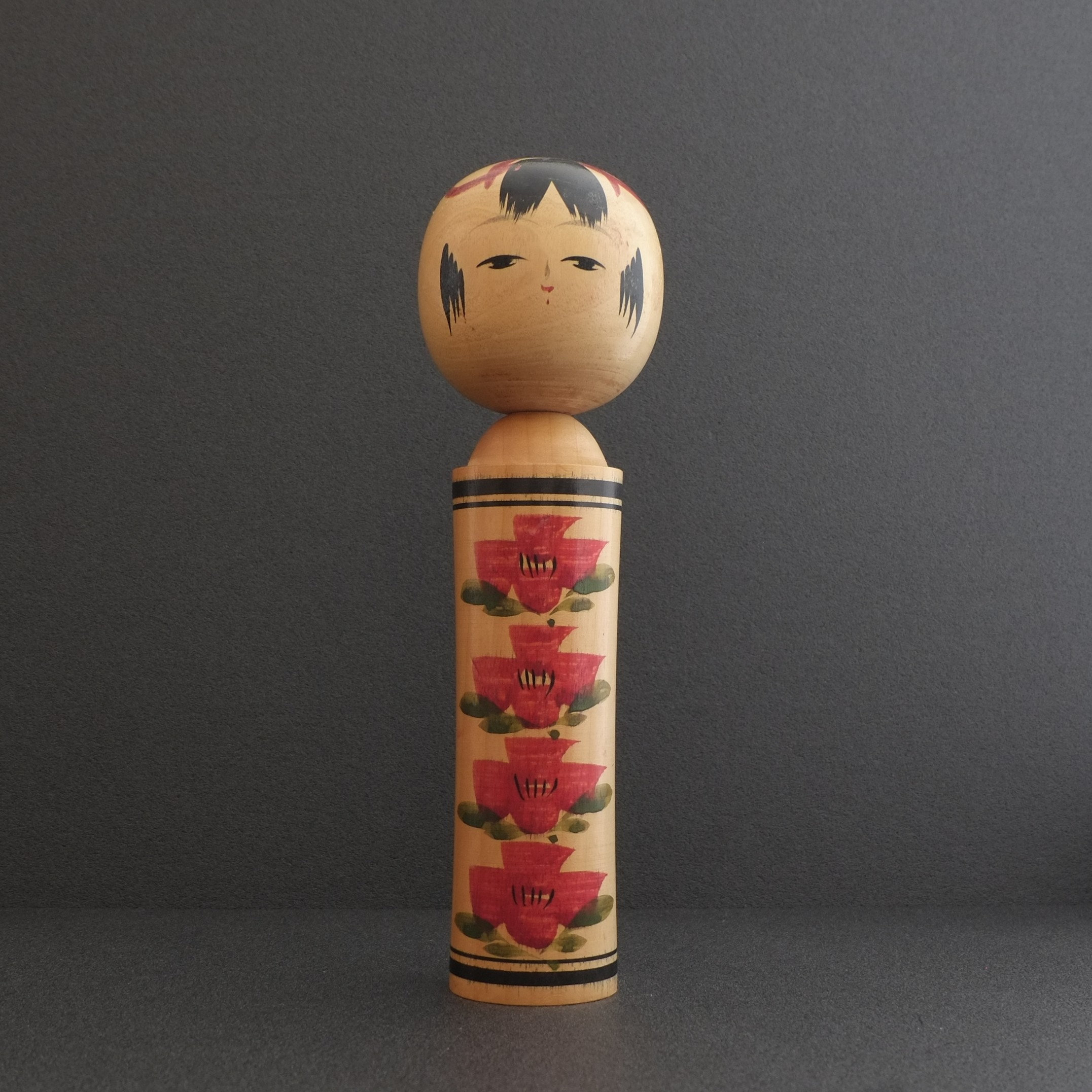 kokeshi doll vintage traditional naruko style 24 cms / 9.4 inches free fast and tracked shipping