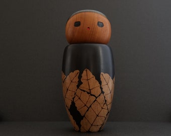 渡辺雄二創作こけし『あじさい』