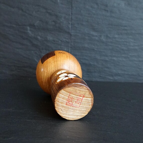 ヴィンテージこけし 加藤正美 花民芸 - Etsy 日本