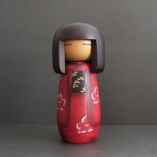 Poupée japonaise kokeshi vintage créative par Fujikawa Masae 24 cm / 9,5 pouces expédition rapide et suivie gratuite