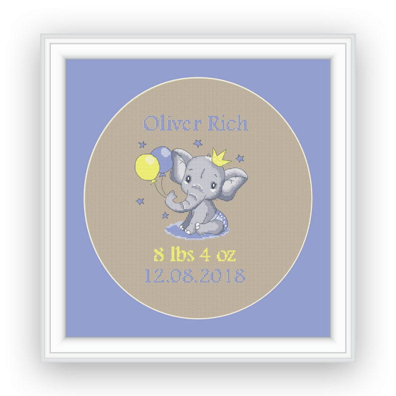 Baby Boy Cross Stitch Elephant Birth Announcement Modern Cross Stitch Pattern Baby Shower Gift Nursery Decor Counted Cross Stitch Pdf Home Hobby Craft Supplies Tools Deshpandefoundationindia Org