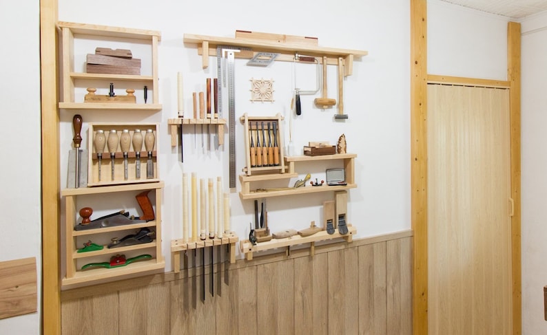 Hand Tool Wall - Plans - Dimensions - Details - Notes - Etsy