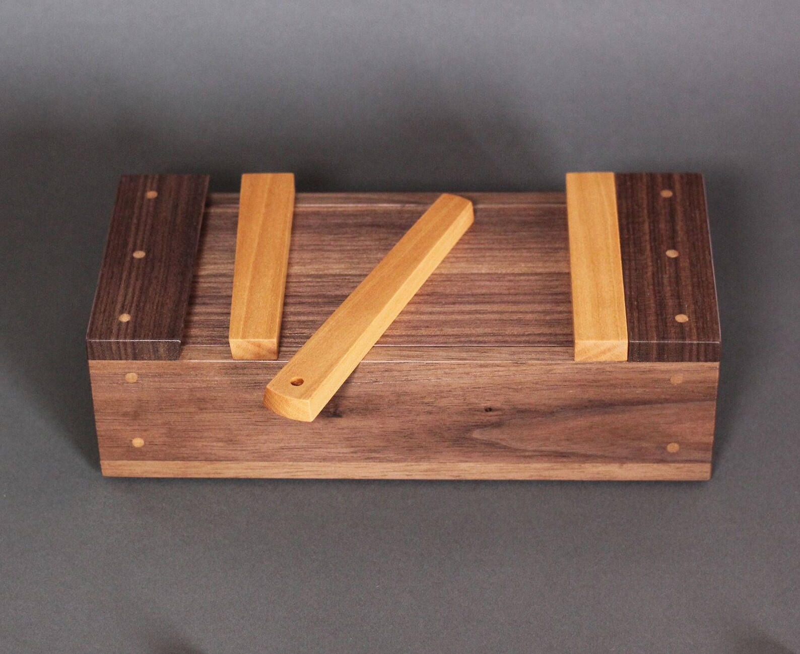 Japanese Toolbox Mini Wood Box Keepsake Box Pencil & Pen Etsy