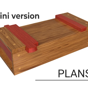 Mini Japanese Toolbox - Plans - Dimensions - Details - Notes