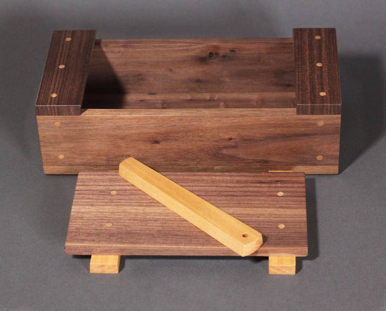 Japanese Toolbox Mini Wood Box Keepsake Box Pencil & Pen Etsy