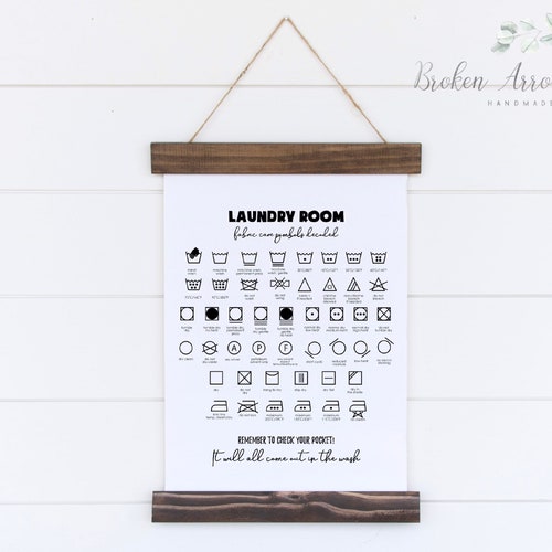 Laundry Room Art Set of Three Laundry Wall Art Wall Art Etsy Canada