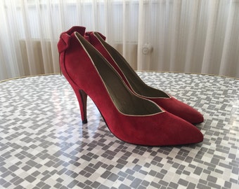 80er Jahre High Heels Etsy