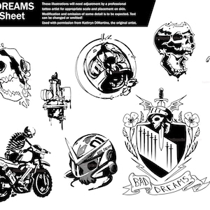 Tattoo Flash Sheet 1