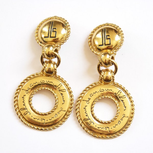 Jean-Louis SCHERRER PARIS # earrings - vintage clips Jean-Louis Scherrer