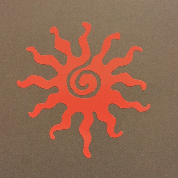 Cherokee Sun Symbol Vinyl Decal for Laptops, Cars, Cups, Water Bottles Etc.