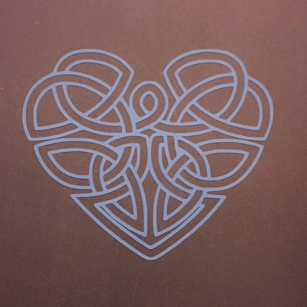 Celtic Knot Heart Vinyl Decal