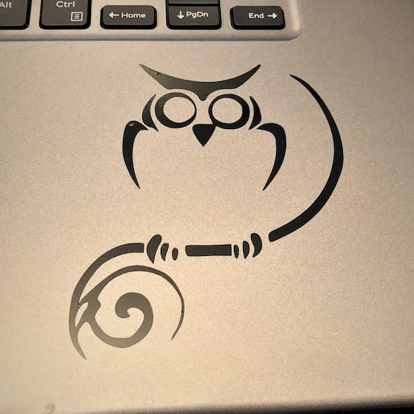 Minimalist Tribal Owl Vinyl Decal For Laptops, Cups, Water Bottles, Ceramics, Metal, Cars, Etc.