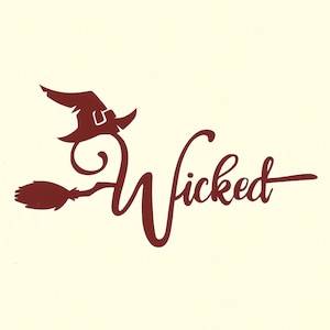 Wicked Witch Indoor/Outdoor Permanent Adhesive Vinyl Decal