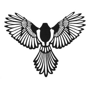 Rising Magpie Vinyl Decal for Laptops, Cars, Cups, Water Bottles Etc.