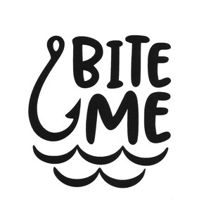 Details about   Bite me fuzzy jig fishing funny vinyl decal car bumper sticker 119 