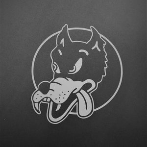 Wolf Vinyl Decal for Laptops, Cars, Cups, Water Bottles Etc.