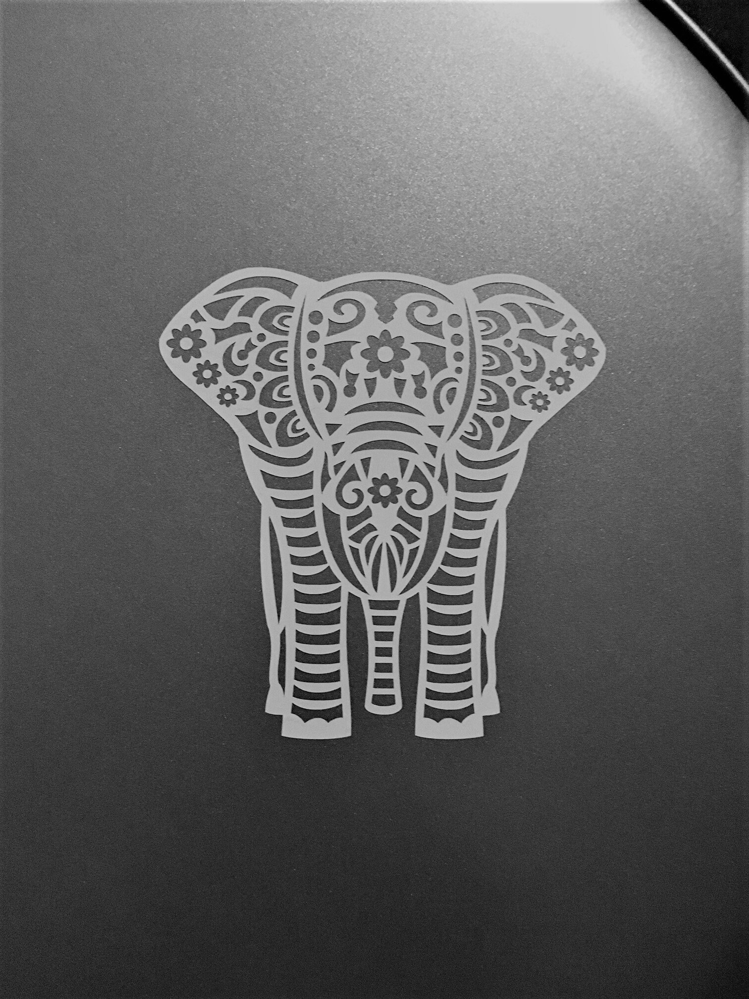 Tribal Elephant Vinyl Decal for Laptops Cars Cups Water Etsy
