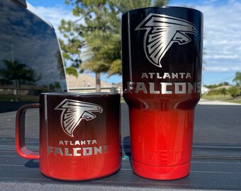 Atlanta Falcons Powdercoated Yeti Tumbler, Free Personilization!