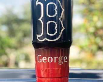 red sox yeti tumbler