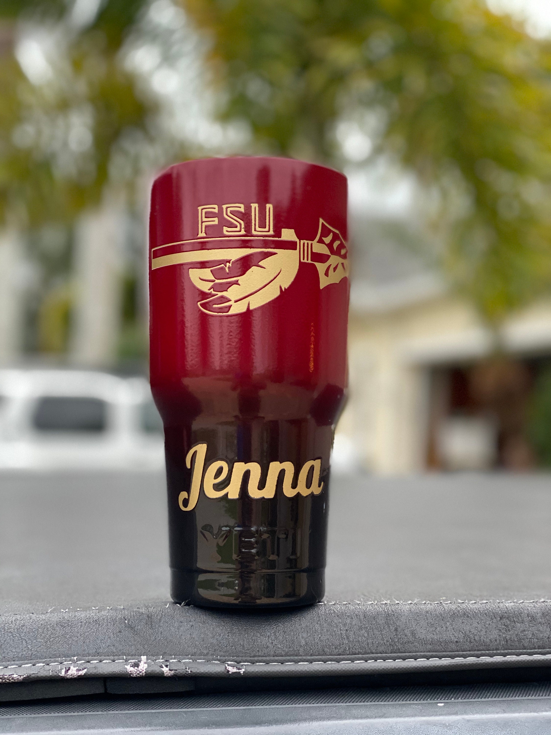 Aub | Auburn Yeti Powder Coated Navy 20oz Tumbler | Alumni Hall