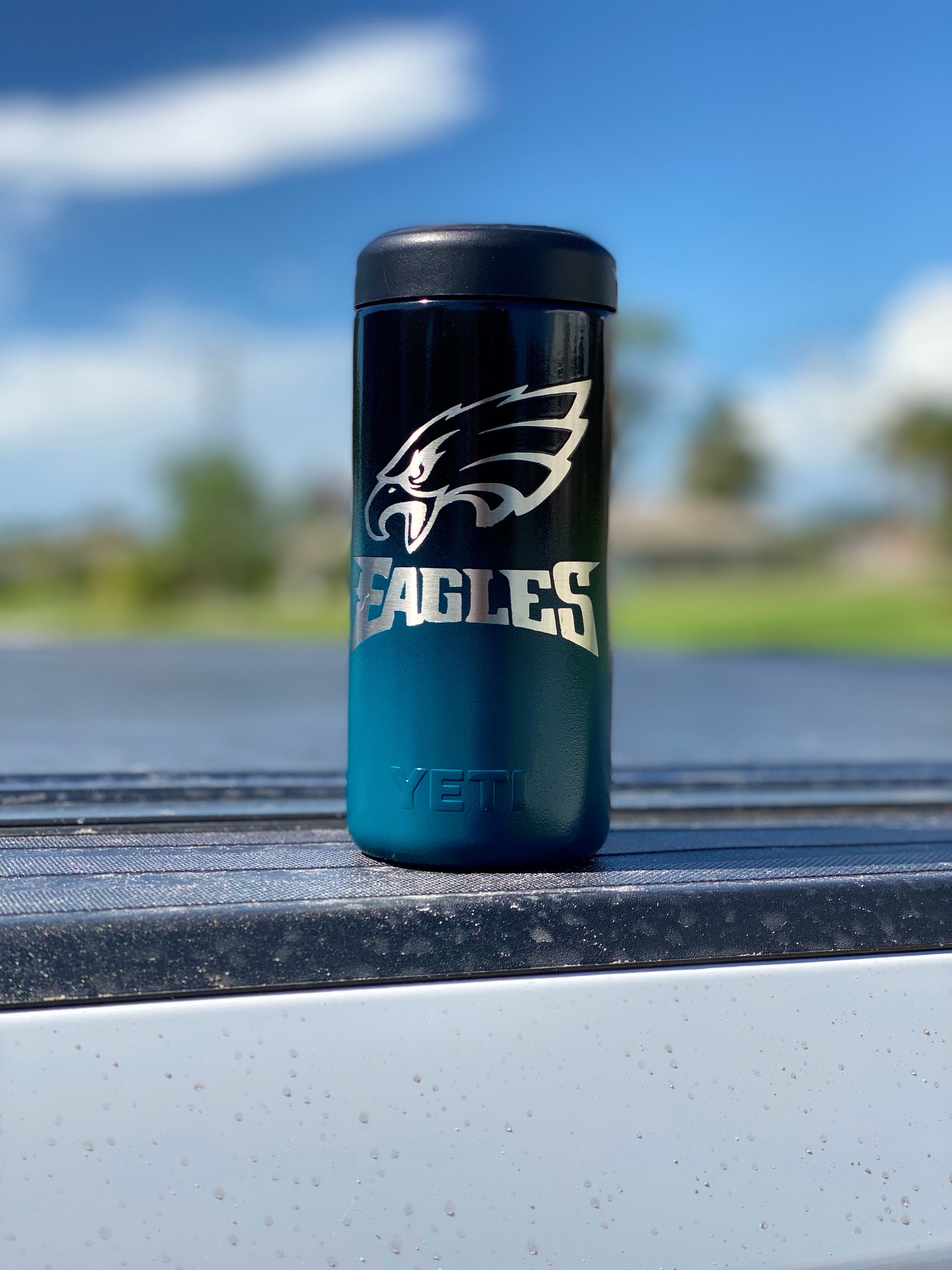 Philadelphia Eagles YETI Laser Engraved Tumblers, Can Colsters, and Bottles