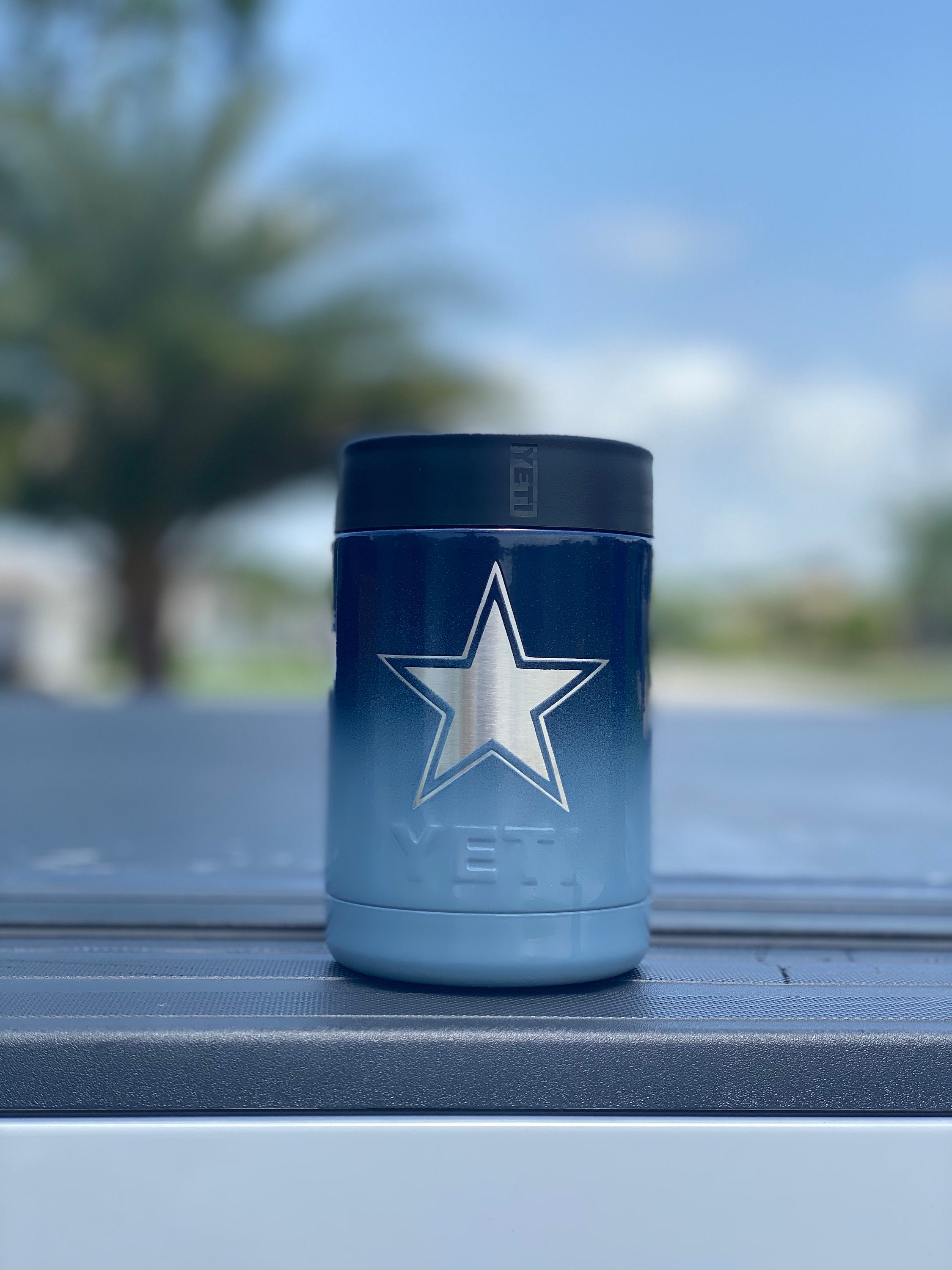 Custom Powder Coated Dallas Cowboys Yeti/hogg/rtic/ozark Tumbler 20oz or  30oz 