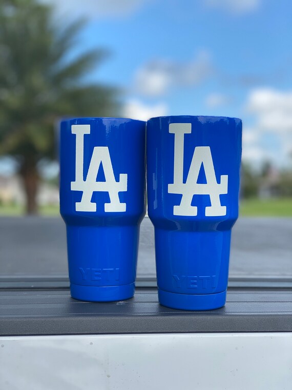 Los Angeles Dodgers Powdercoated Yeti Tumbler, Free