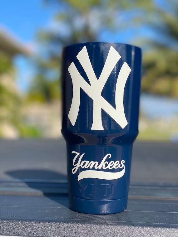 New York Yankees Powdercoated Yeti Tumbler, Free Personilization 