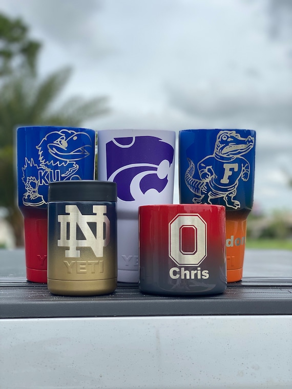 Football Team Powdercoated Yeti Tumbler, Free Personilization 