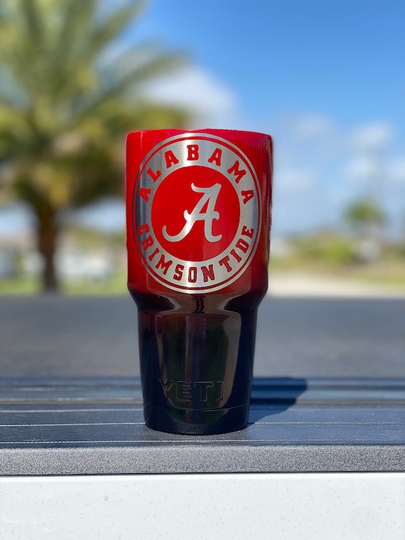 Alabama Bama Powdercoated Yeti Tumbler, Free Personilization 