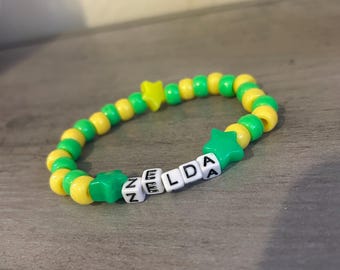 The Legend of Zelda - Princess Zelda Beaded Kandi Bracelet