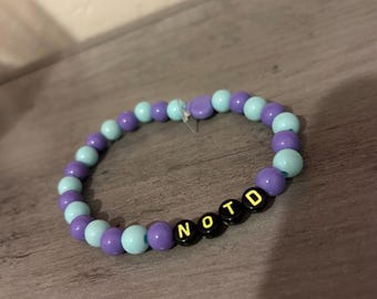 NOTD Beaded Kandi Bracelet