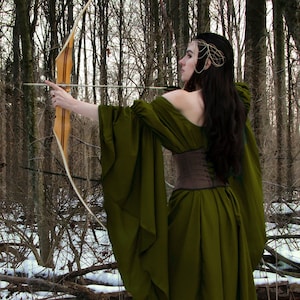Renaissance women Costume Medieval Fantasy Cosplay Gown Dress  &quot;The Archeress&quot; Reminisce Brand