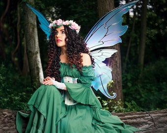 Reminisce - "The Lady Of The Lake" - Women’s Renaissance Fairy Costume - Ren Faire - Medieval Fantasy - Dress and Corset