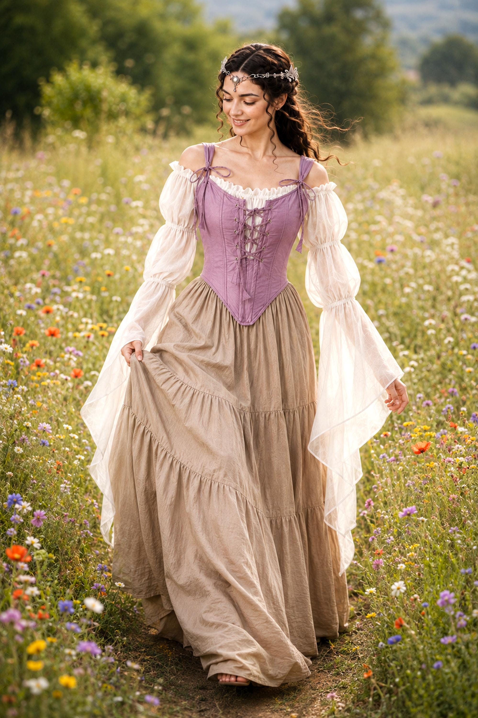 floral juliette knitted dress Luxurious Lace Ballgown