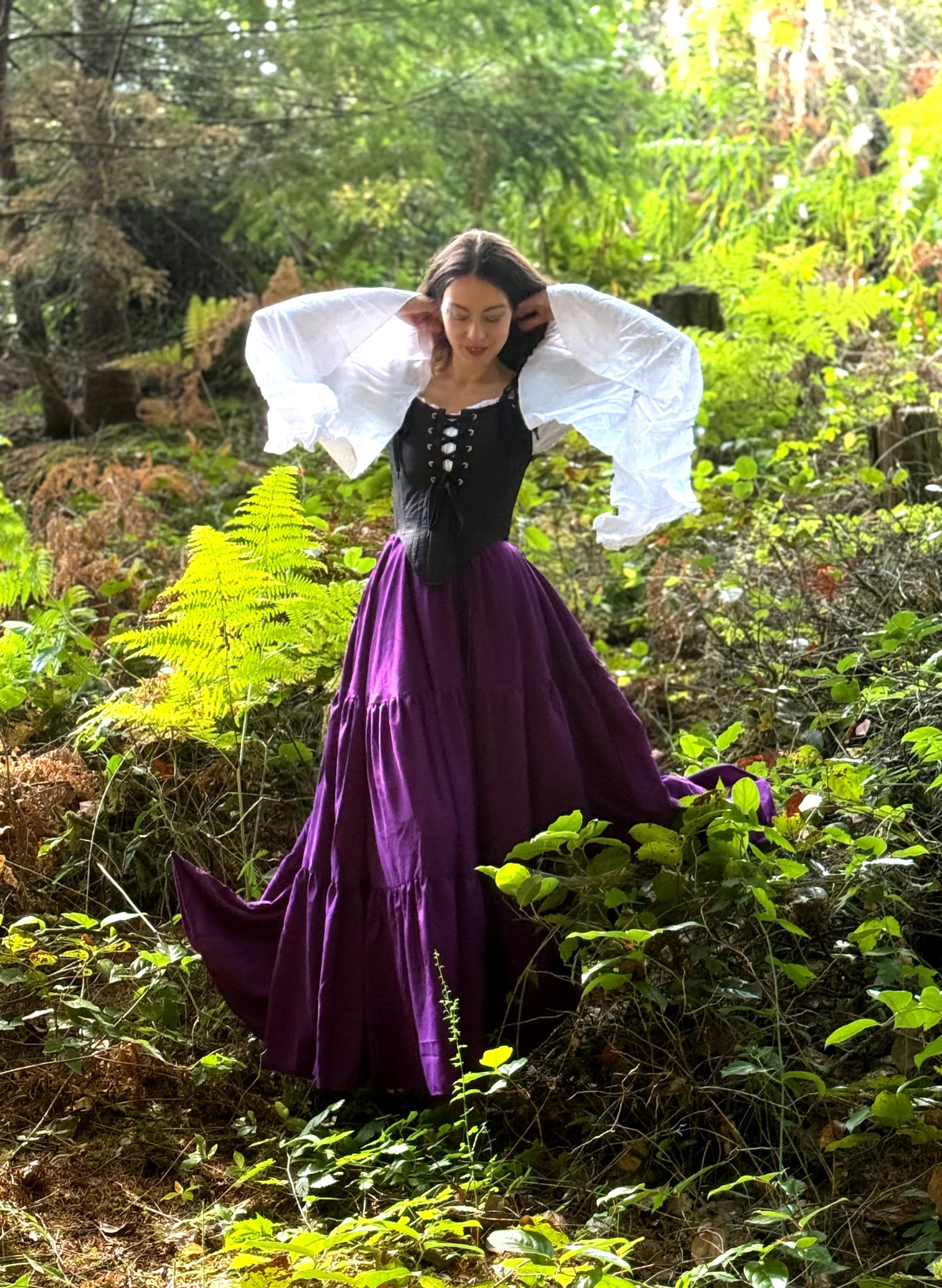 Womens Purple Fairy Layered Dress - Etsy