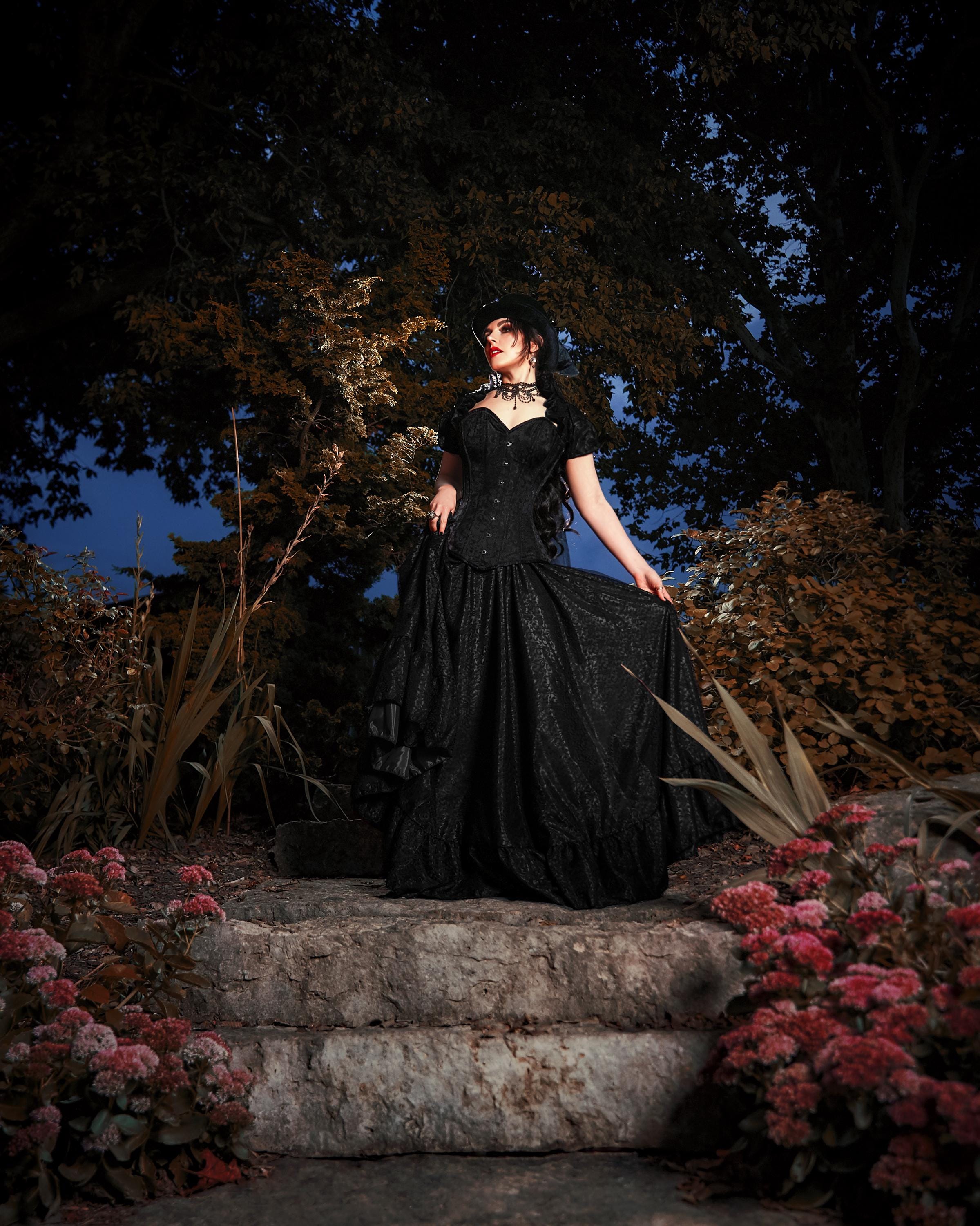 corset gothic victorian dress Vintage Victorian Gothic Corset Dress 819 black3704 blue / S
