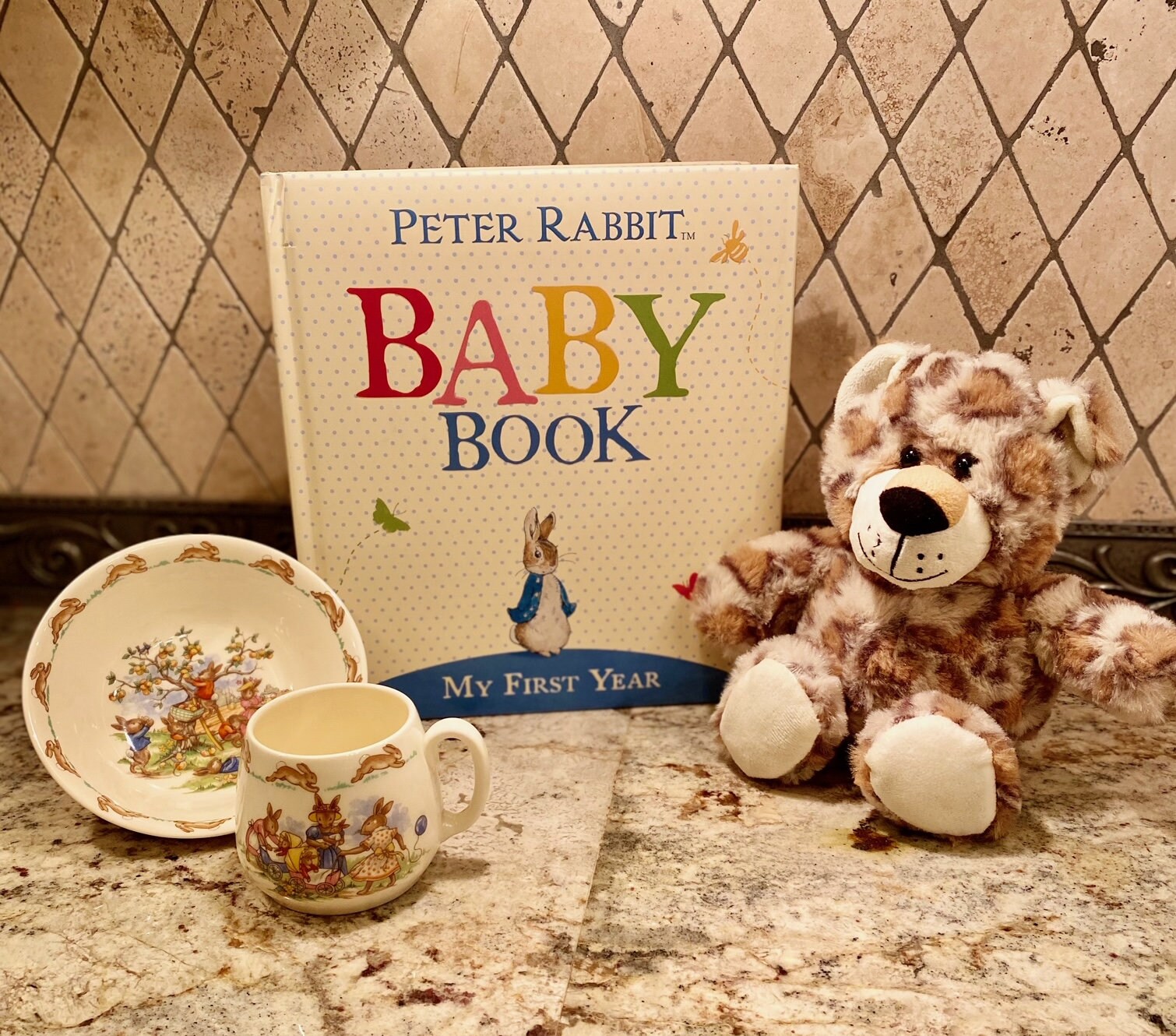 Peter Rabbit Baby Book Plush and Bunnykins New Baby Gift Set Etsy