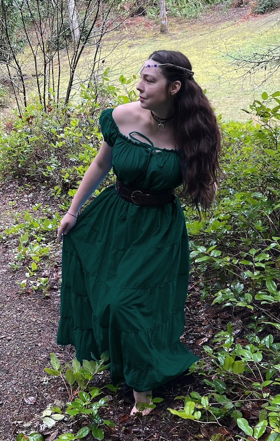 Reminisce Fall and Winter Bohemian Dress Renaissance Peasant - Etsy