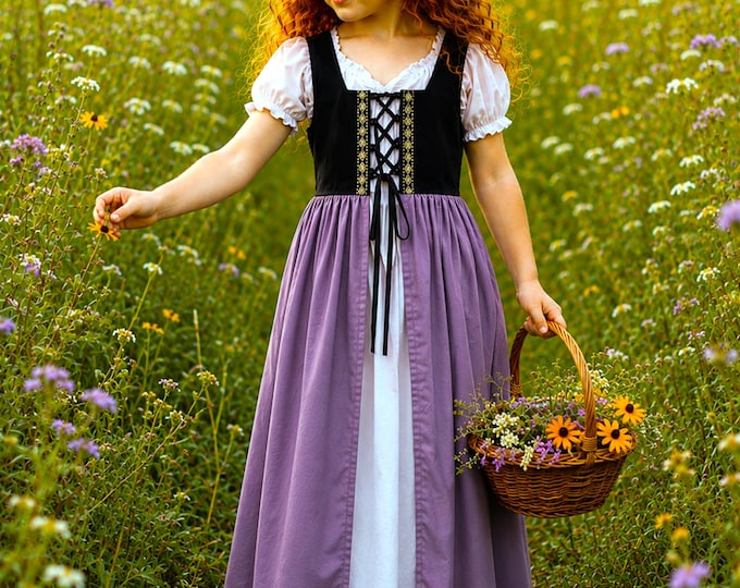 Girl's Renaissance Fairy Princess Dress - Fairy dress-up Costume