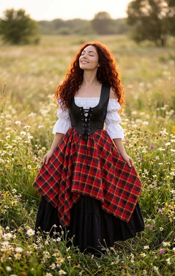 chinese dress ladies McGuire Modern Tartan Womens Casual Dresses main image 0