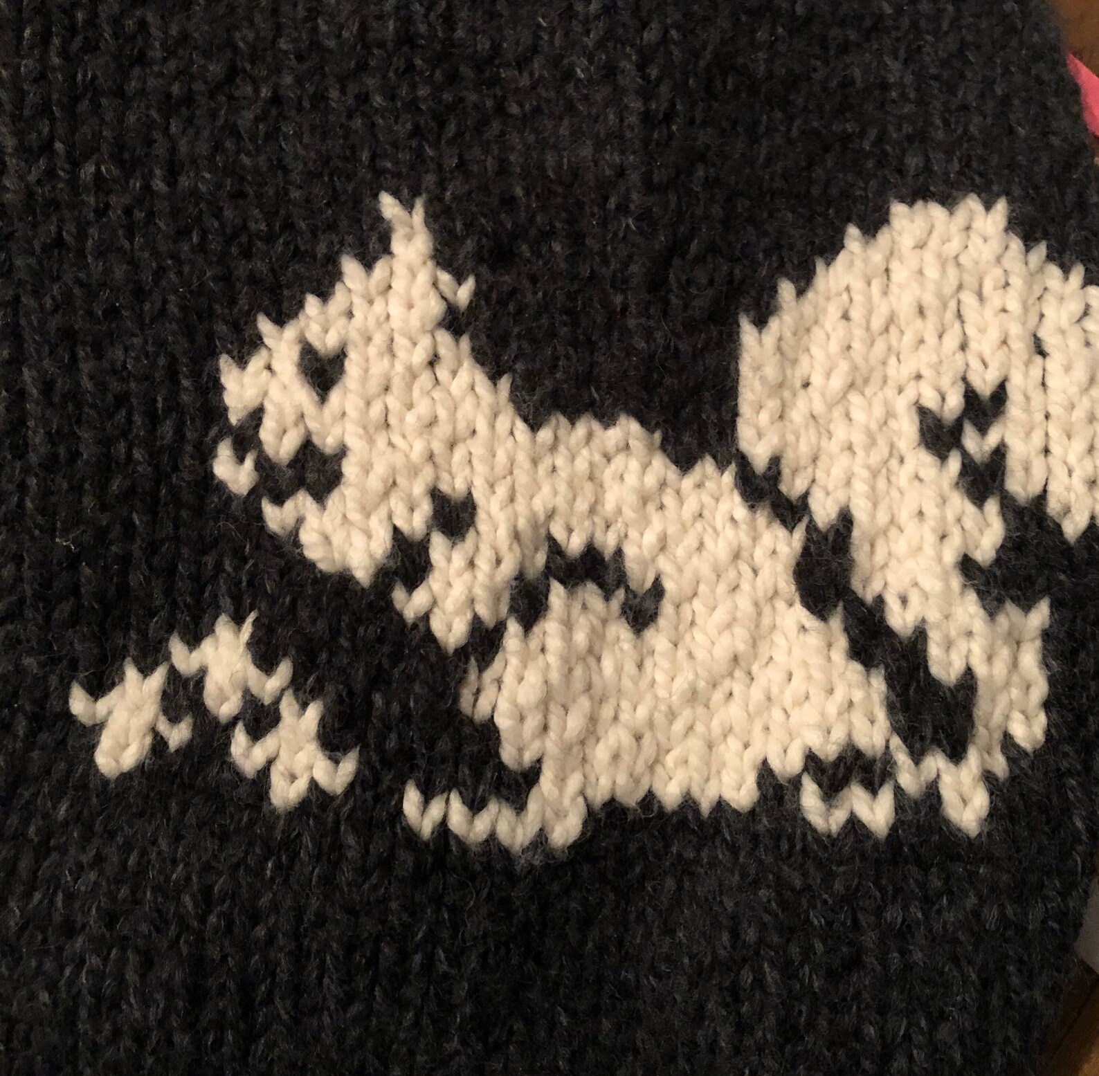 Dog Sweater Squirrels Chunky Handknit XSL Etsy