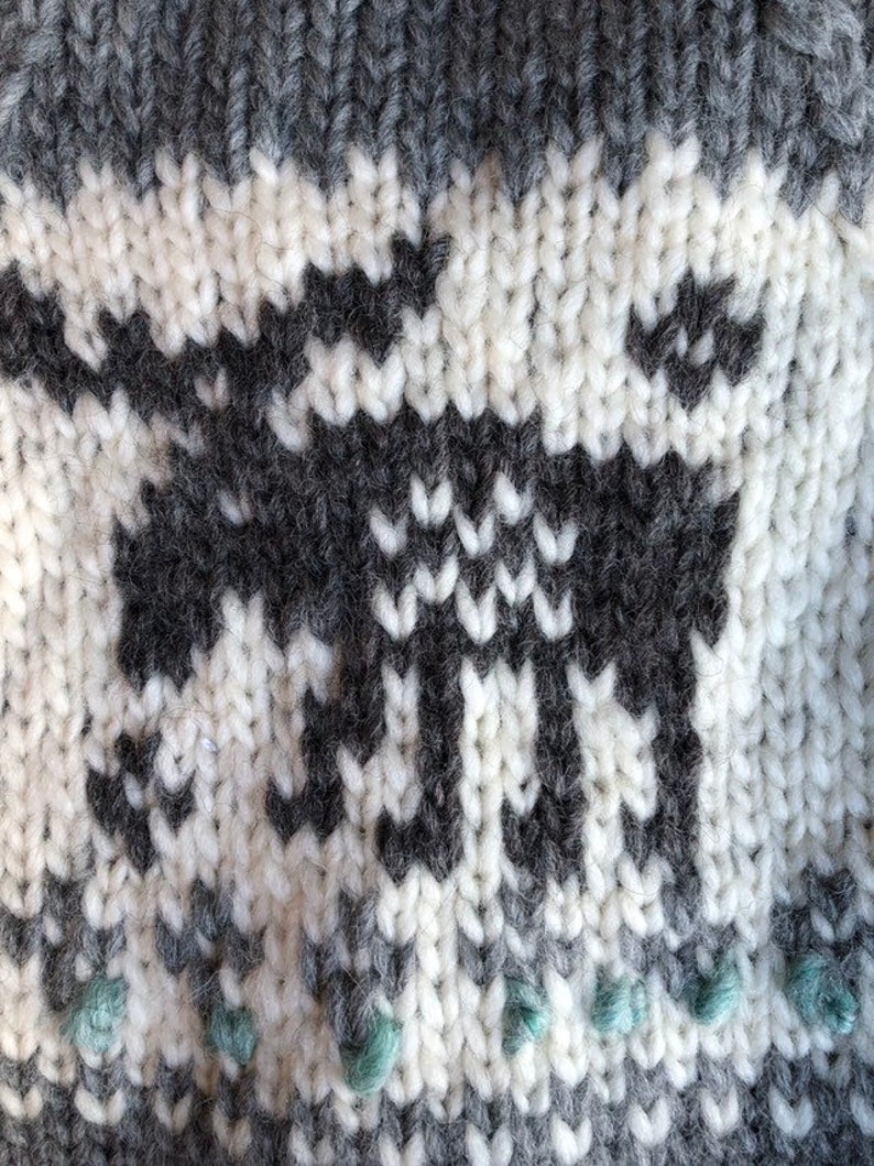 owl bunny moose sweater jumper 3mo 4/5 years image 5