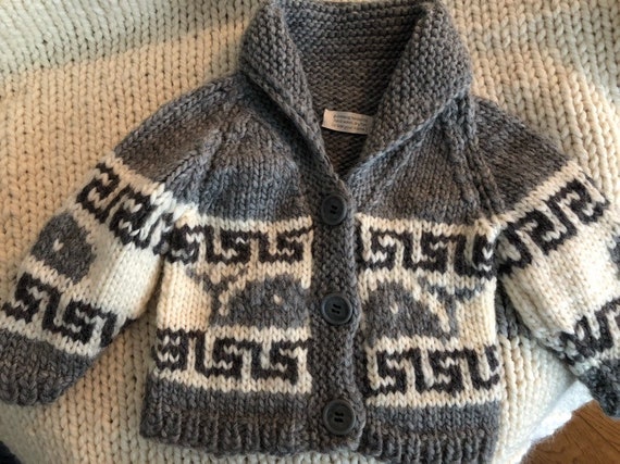 baby cowichan sweater
